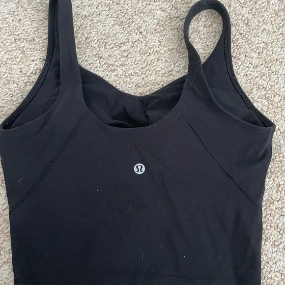 Lululemon Black Align Tank Crop Top - Picture 2 of 3